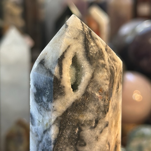 Sphalerite Crystal Tower With Druzy! - Picture 3 of 9